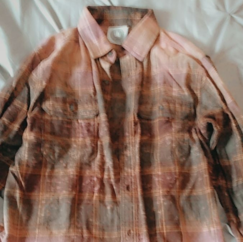 Campfire clothing bleached flannel med